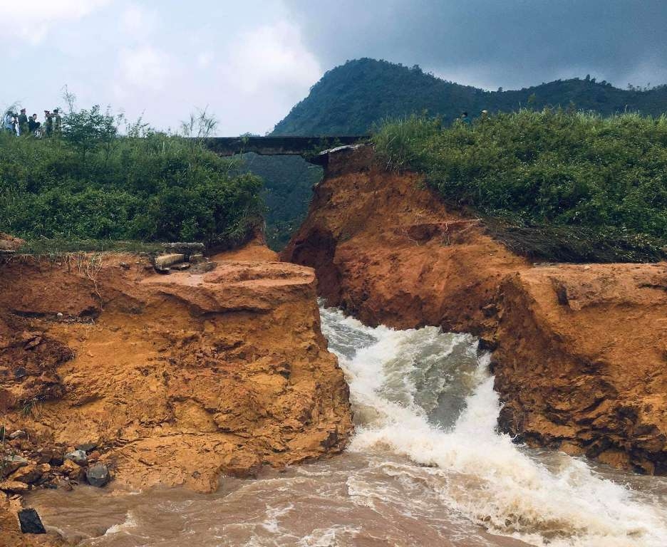 Cẩm Khê (Phú Thọ): Vỡ đập Đầm Thìn khiến nhiều hộ dân phải sơ tán khẩn cấp