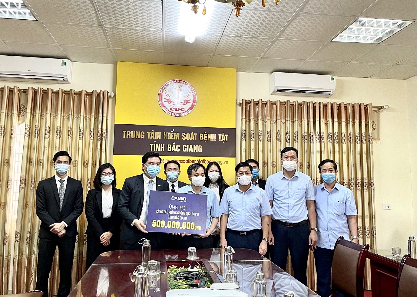 Danko Group ủng hộ 500 triệu đồng chung tay cùng Bắc Giang chống dịch Covid-19