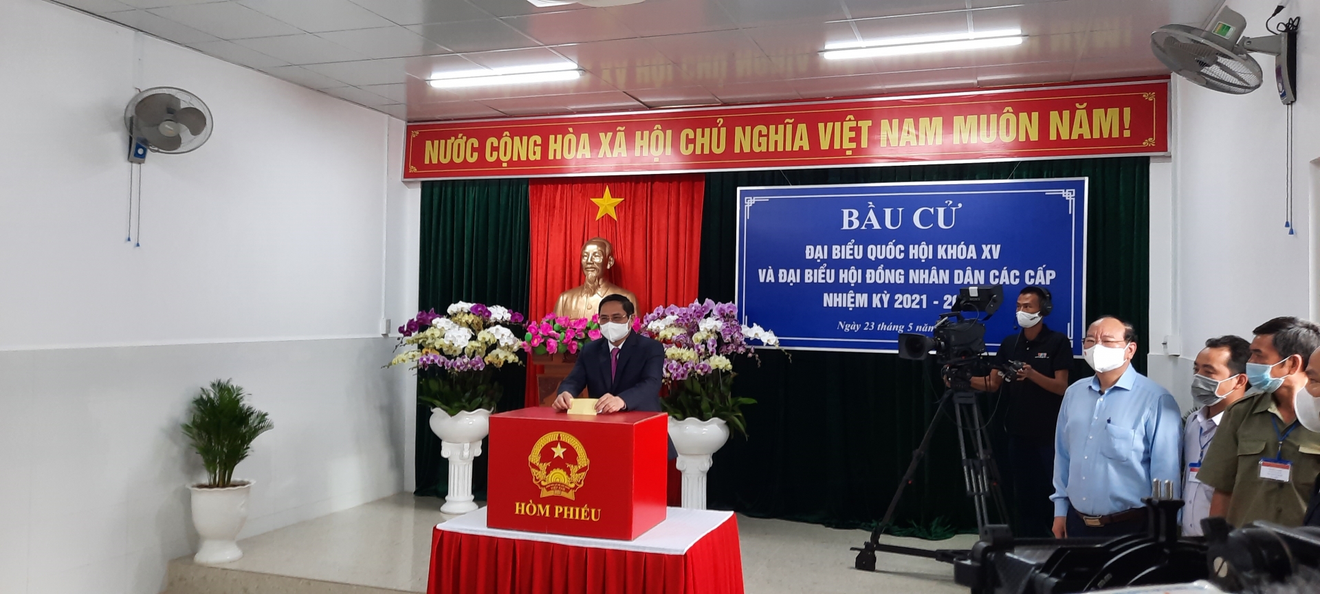Thủ tướng Chính phủ Phạm Minh Chính bầu cử tại thành phố Cần Thơ