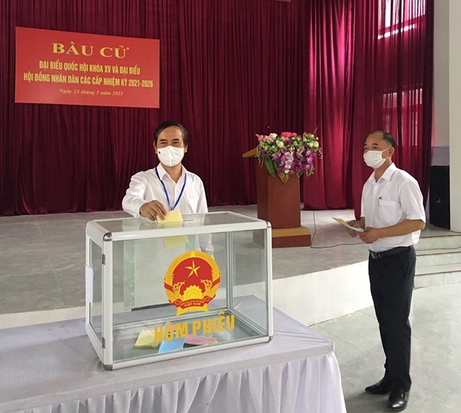 Vĩnh Phúc: Cử tri huyện Tam Dương gửi gắm niềm tin vào lá phiếu
