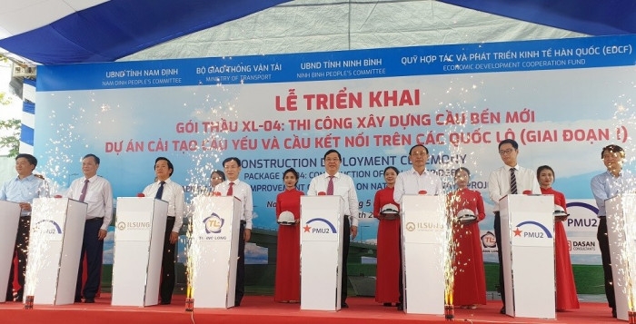 Khởi công xây dựng cầu Bến Mới nối Ninh Bình và Nam Định