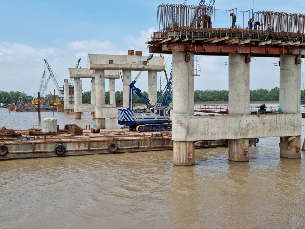 Quảng Yên (Quảng Ninh): Thêm một câu cầu vượt Sông Chanh