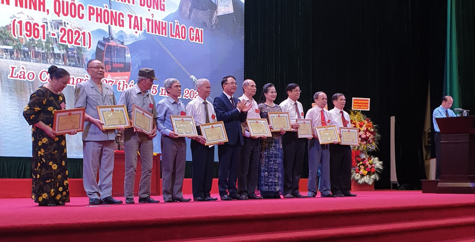 Lễ kỷ niệm 60 năm người Hải Phòng lên xây dựng kinh tế - văn hoá, an ninh – quốc phòng tại Lào Cai