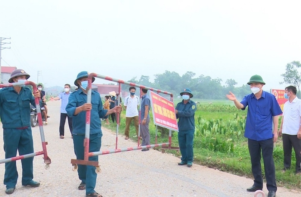 Phú Bình (Thái Nguyên): Kết thúc cách ly xã hội tại 4/6 xóm tại địa phương có 2 ca nhiễm đầu tiên của tỉnh