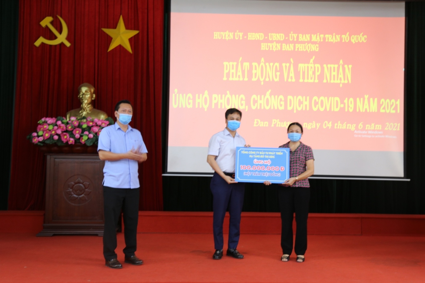 Hà Nội: Đan Phượng tích cực kêu gọi ủng hộ “Quỹ vắc-xin phòng chống COVID-19”