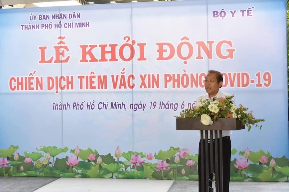 Thành phố Hồ Chí Minh: Khởi động chiến dịch tiêm chủng 836.000 liều vắc xin