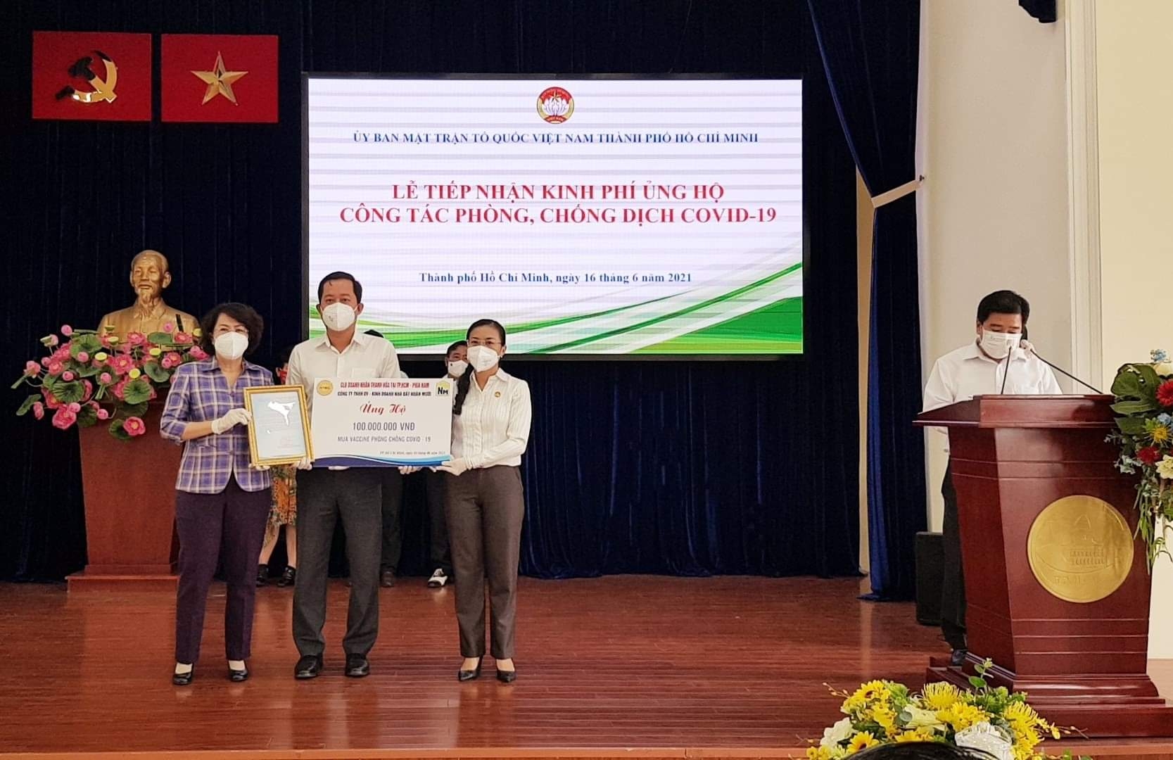 HTBC ủng hộ gần 2 tỷ đồng cho công tác phòng chống dịch Covid-19 tại Thành phố Hồ Chí Minh