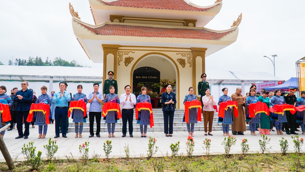 Lào Cai: Khánh thành nhà bia tưởng niệm 49 chiến sĩ, thuộc Trung đoàn 148