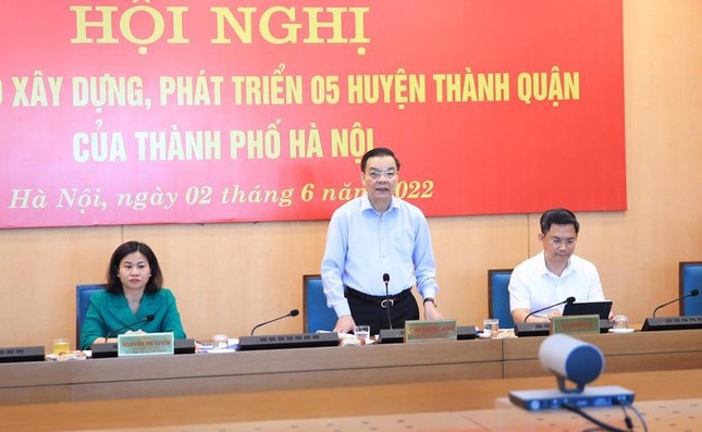 5 huyen o ha noi da dat bao nhieu tieu chi len quan