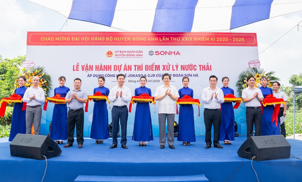 Tập đoàn Sơn Hà triển khai thí điểm công nghệ xử lý nước thải tại huyện Đông Anh