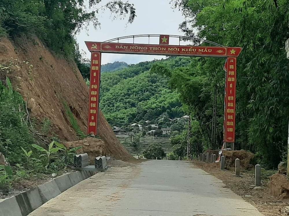 Quan Sơn (Thanh Hóa): Quyết tâm giữ vững bản Nông thôn mới kiểu mẫu ở Sa Ná