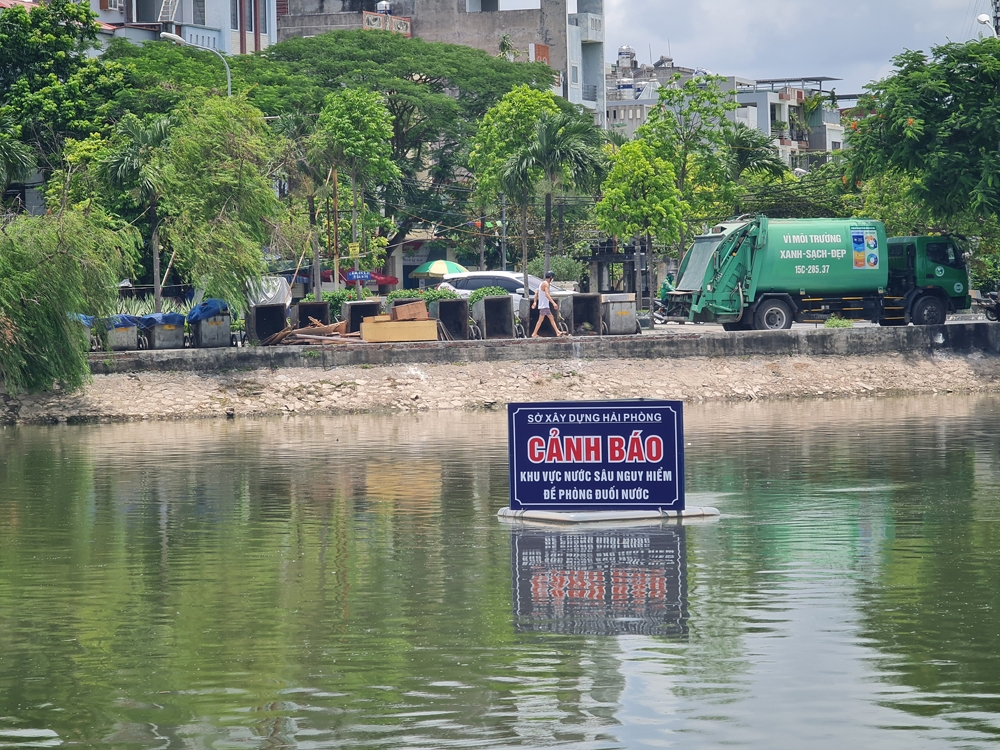 Hải Phòng: Đảm bảo an toàn các hồ điều hòa trong mùa mưa bão, tạo mỹ quan đô thị