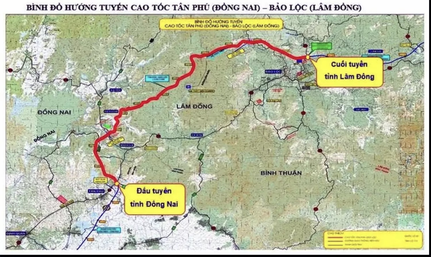 kien nghi chinh phu som phe duyet chu truong dau tu du an cao toc tan phu bao loc