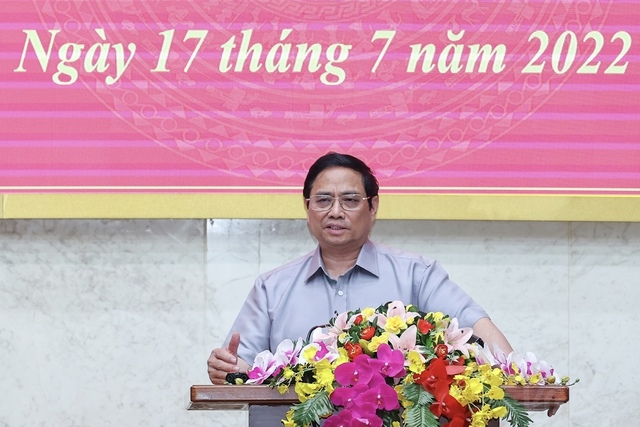 thu tuong pham minh chinh lam viec voi ban thuong vu tinh uy hau giang