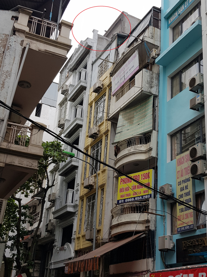 Hoàn Kiếm (Hà Nội): Nhiều công trình có dấu hiệu xây dựng sai phép tại phường Hàng Trống