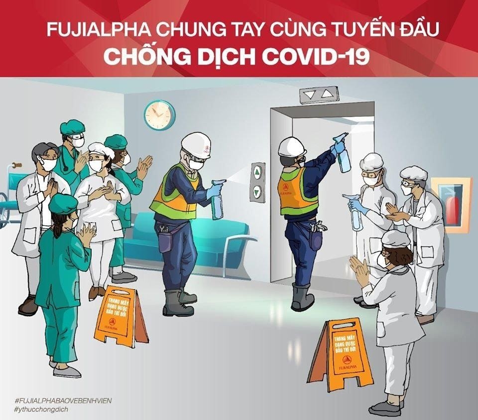 Gần 40 bệnh viện trên toàn quốc sử dụng dịch vụ bảo trì thang máy của Fujialpha