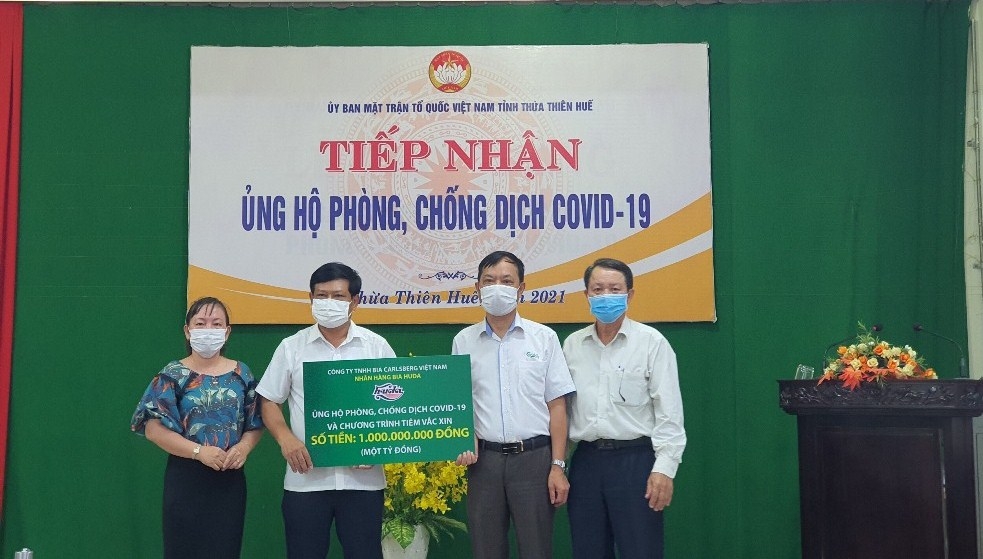 Thừa Thiên - Huế: Huda hỗ trợ 1 tỷ đồng phòng, chống dịch Covid-19