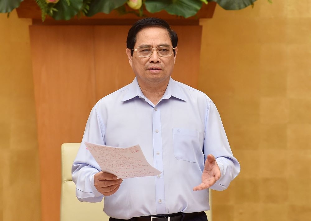 Thủ tướng Phạm Minh Chính chủ trì Hội nghị trực tuyến về phòng chống COVID-19