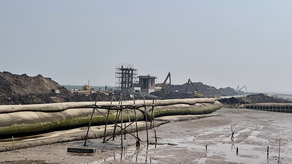 Ninh Bình: Thúc tiến độ xây dựng đê biển Bình Minh 4
