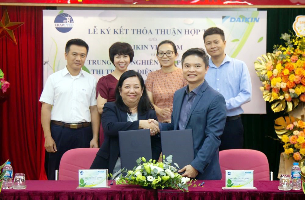ERAVCTED và DAIKIN Việt Nam xây dựng chương trình hợp tác về tiết kiệm điện hiệu quả