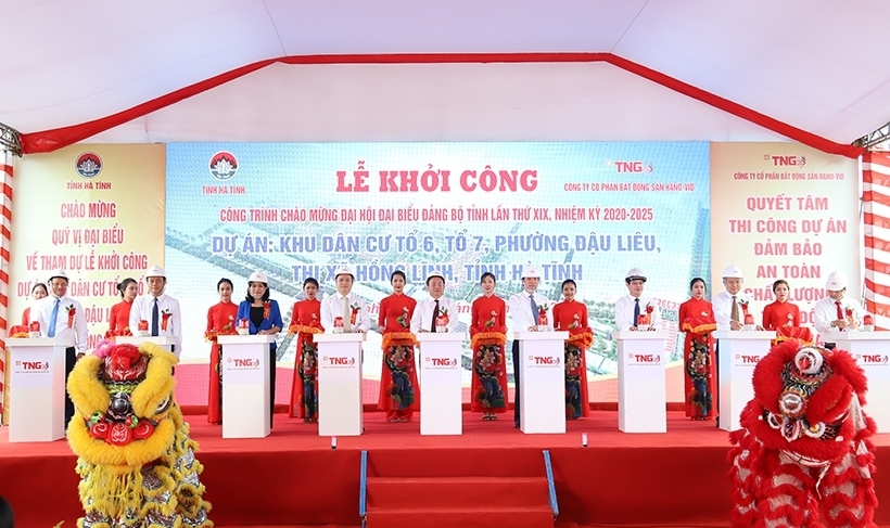 Hà Tĩnh: Khởi công 2 dự án có tổng mức đầu tư hơn 1.500 tỷ đồng trước thềm Đại hội Đảng bộ tỉnh