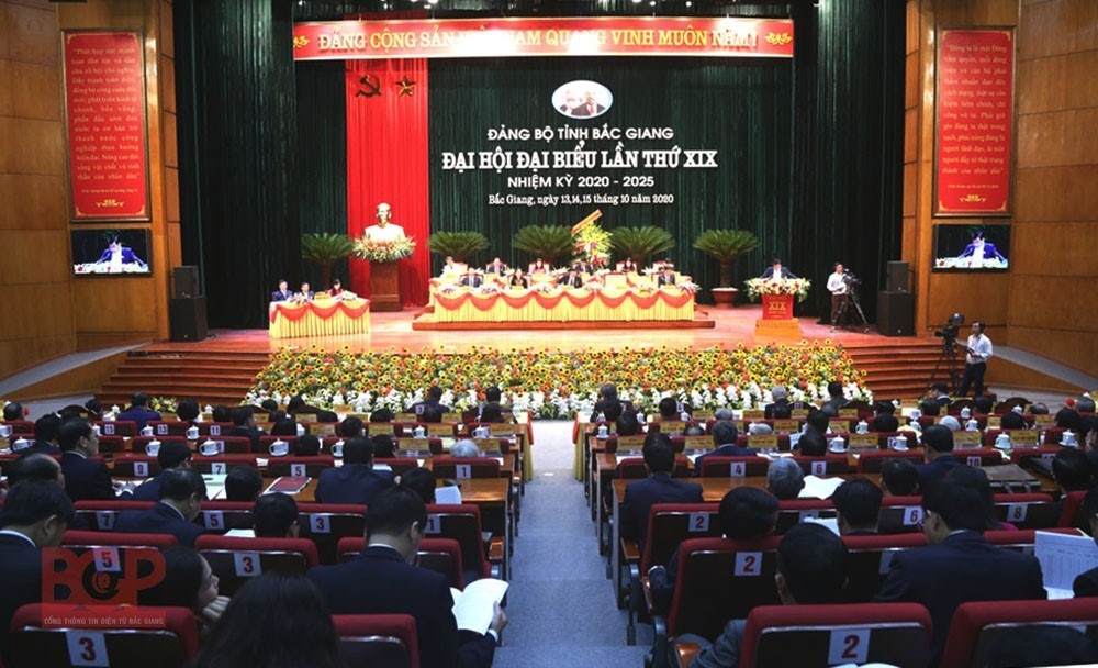 Bắc Giang: Khai mạc Đại hội đại biểu Đảng bộ tỉnh lần thứ XIX, nhiệm kỳ 2020 – 2025