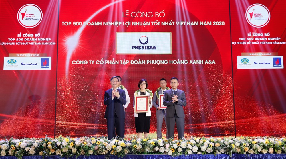 Tập đoàn Phenikaa và Vicostone tiếp tục được vinh danh Top 500 doanh nghiệp lợi nhuận tốt nhất Việt Nam năm 2020