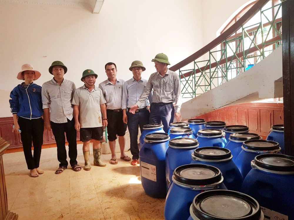 Quảng Bình: Hỗ trợ hóa chất xử lý nước sinh hoạt cho người dân