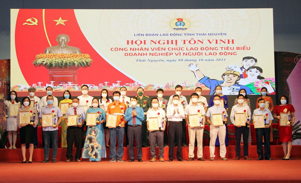Thái Nguyên: Tôn vinh 60 cá nhân và 25 doanh nghiệp vì người lao động