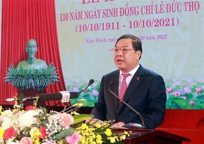 Nam Định tổ chức kỷ niệm 110 năm ngày sinh ông Lê Đức Thọ