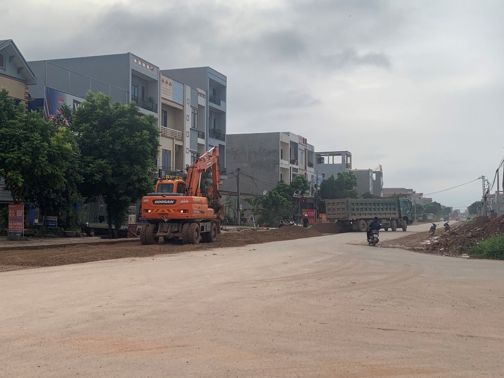 Bắc Giang: Dự án cải tạo đường tỉnh 292 chậm tiến độ do gặp khó trong giải phóng mặt bằng