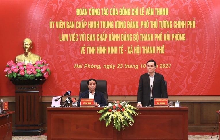 Phó Thủ tướng Lê Văn Thành: Hiếm có địa phương nào đạt mức tăng trưởng liên tục như Hải Phòng