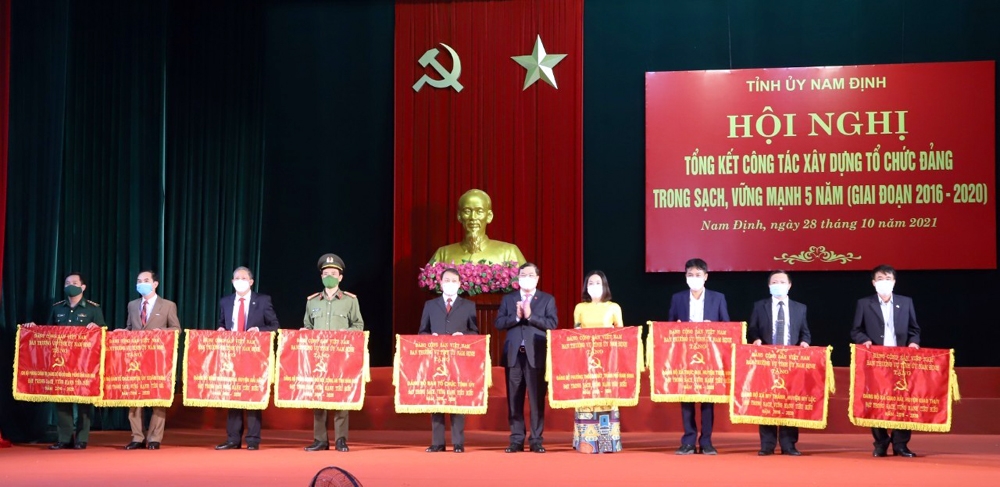 Nam Định: Tổng kết công tác xây dựng tổ chức Đảng trong sạch, vững mạnh 5 năm 2016 - 2020