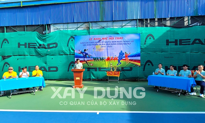 Tổ chức Hội thao chào mừng Ngày thành lập hai Ban Quản lý dự án chuyên ngành xây dựng tỉnh Quảng Ngãi