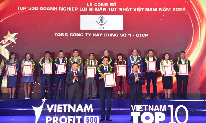 CC1 là một trong 10 doanh nghiệp có lợi nhuận tốt nhất Việt Nam năm 2022