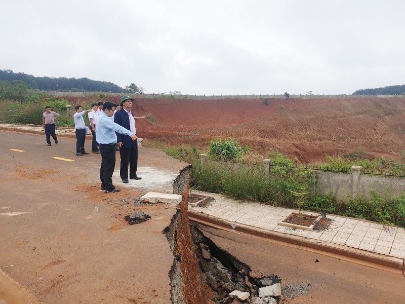 Đắk Nông: Dự án gần 1.000 tỷ đồng bị sụt lún hư hỏng nghiêm trọng