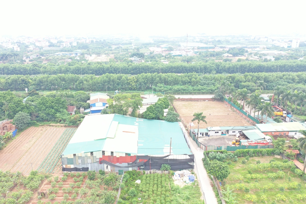 Hoài Đức (Hà Nội): Tràn lan nhà xưởng mọc trái phép trên đất nông nghiệp tại xã Song Phương