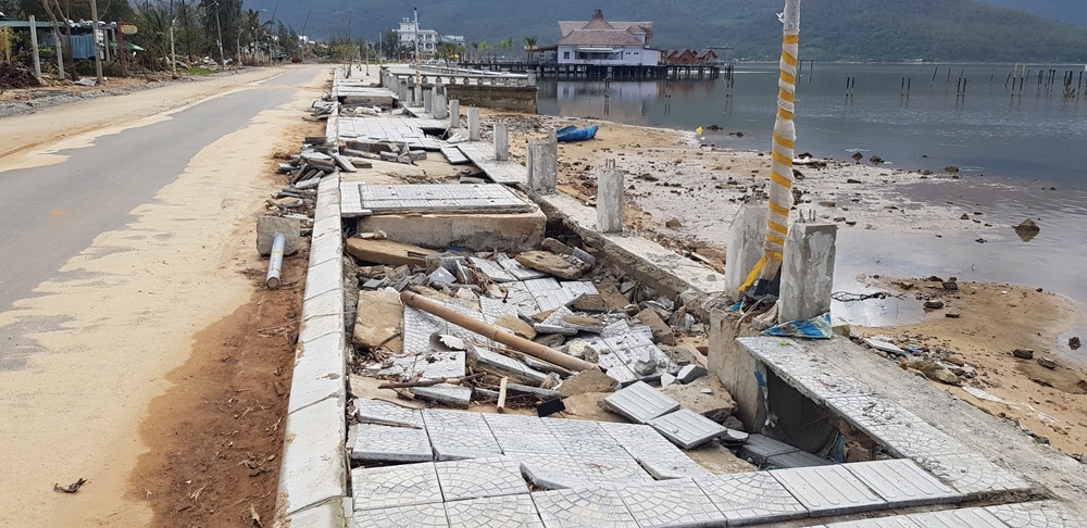 Thừa Thiên – Huế: Công trình hơn 170 tỷ đồng hư hỏng nghiêm trọng do mưa bão?