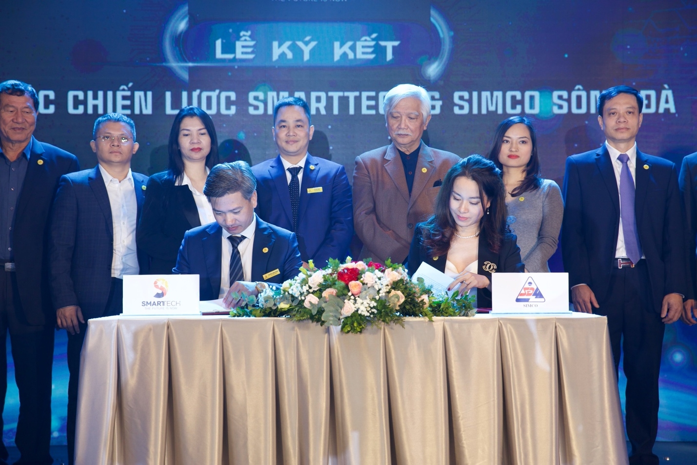 Simco Sông Đà ký kết hợp tác chiến lược và toàn diện với Công ty Smarttech Việt Nam
