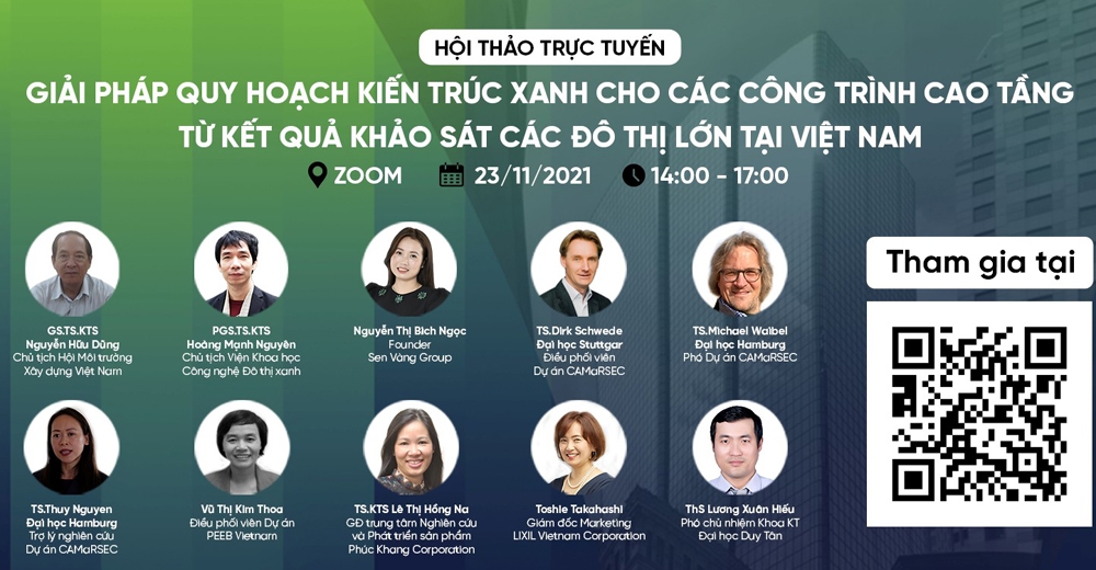 Tuần lễ Công trình xanh Việt Nam 2021: Thúc đẩy phát triển công trình xanh, công trình hiệu quả năng lượng