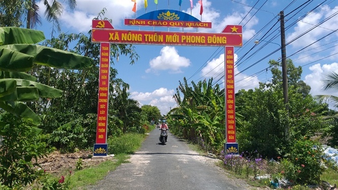 Xã cuối cùng của huyện Vĩnh Thuận về đích nông thôn mới