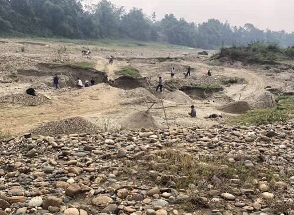 Sơn Dương (Tuyên Quang): Cần giải quyết dứt điểm tình trạng khai thác cát, sỏi trái phép trên địa bàn xã Vĩnh Lợi