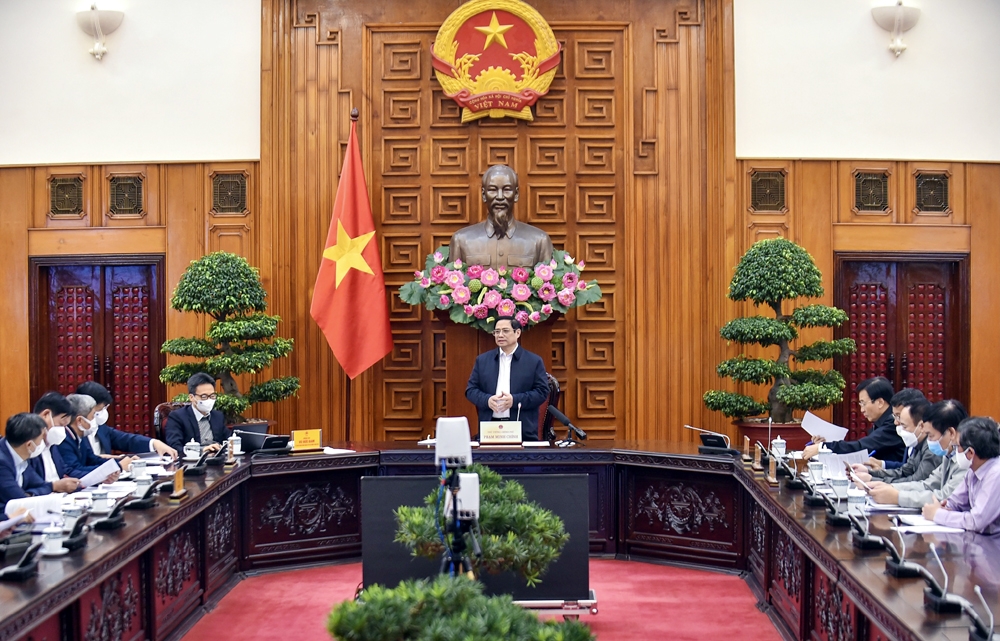 Thủ tướng Phạm Minh Chính chủ trì cuộc họp về vaccine và thuốc điều trị Covid-19