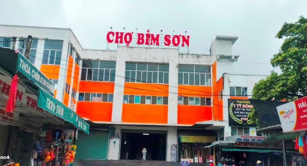 Thanh Hóa: Toàn cảnh chợ trung tâm thị xã Bỉm Sơn vi phạm đầu tư xây dựng