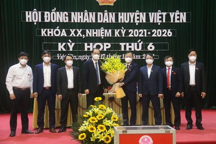 Bắc Giang: Huyện Việt Yên có tân Chủ tịch HĐND và Chủ tịch UBND