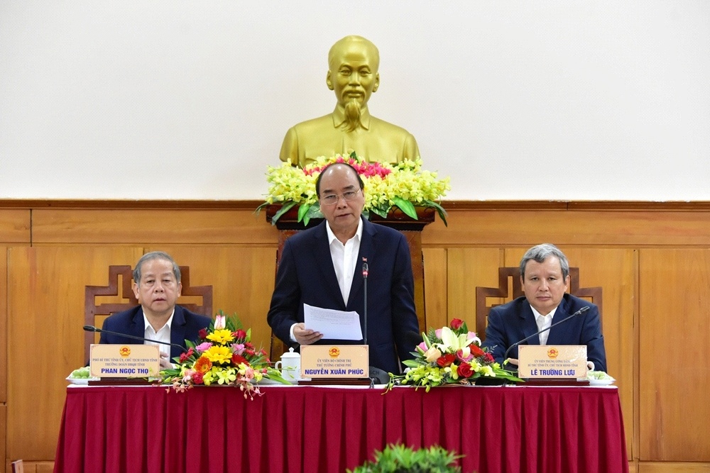 Thủ tướng Chính phủ Nguyễn Xuân Phúc  làm việc với tỉnh Thừa Thiên - Huế