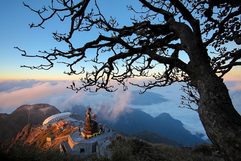 du xuan cau an tren dinh thieng fansipan nhung trai nghiem dang thu