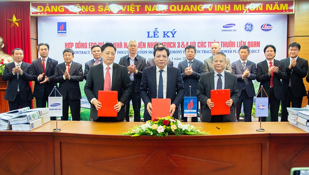 Ký kết hợp đồng EPC dự án điện khí LNG đầu tiên của Việt Nam