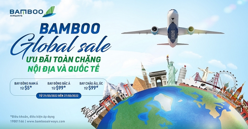 bamboo airways tung bung uu dai mo cua bau troi bay quoc te chi tu 5 usd