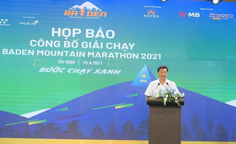 chinh thuc khoi dong giai chay baden mountain marathon 2021 tai tay ninh